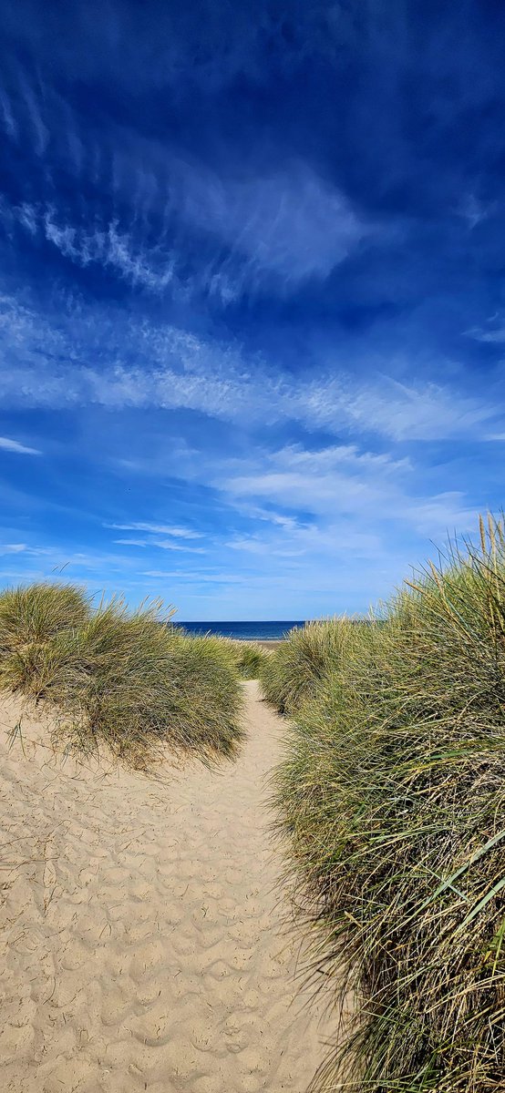 Visiting a beach with grass dunes has been on my bucket list for a long time, today I got to do it!