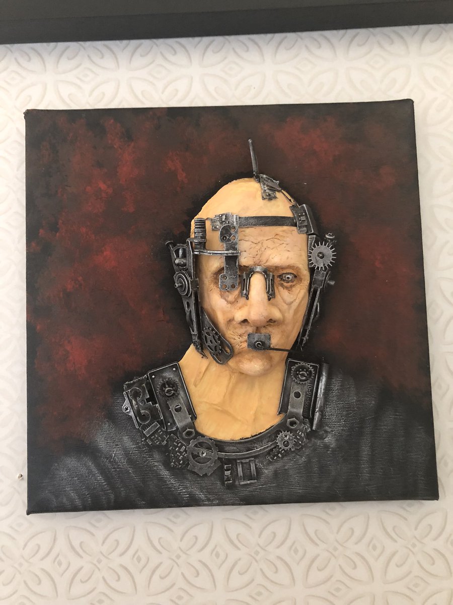 ButtonSteampunk's tweet image. (If Henry Cavill buys him…please could I have a signed photo of you holding him? 😜)
#cyborg #mixedmedia #clay #steampunkbutton #cyberpunk #steampunk #dieselpunk #acrylic #acrylicpaint #sculpted #tabletopgames #worldofwarcraft #dungeonsanddragons #gamesworkshop #henrycavill