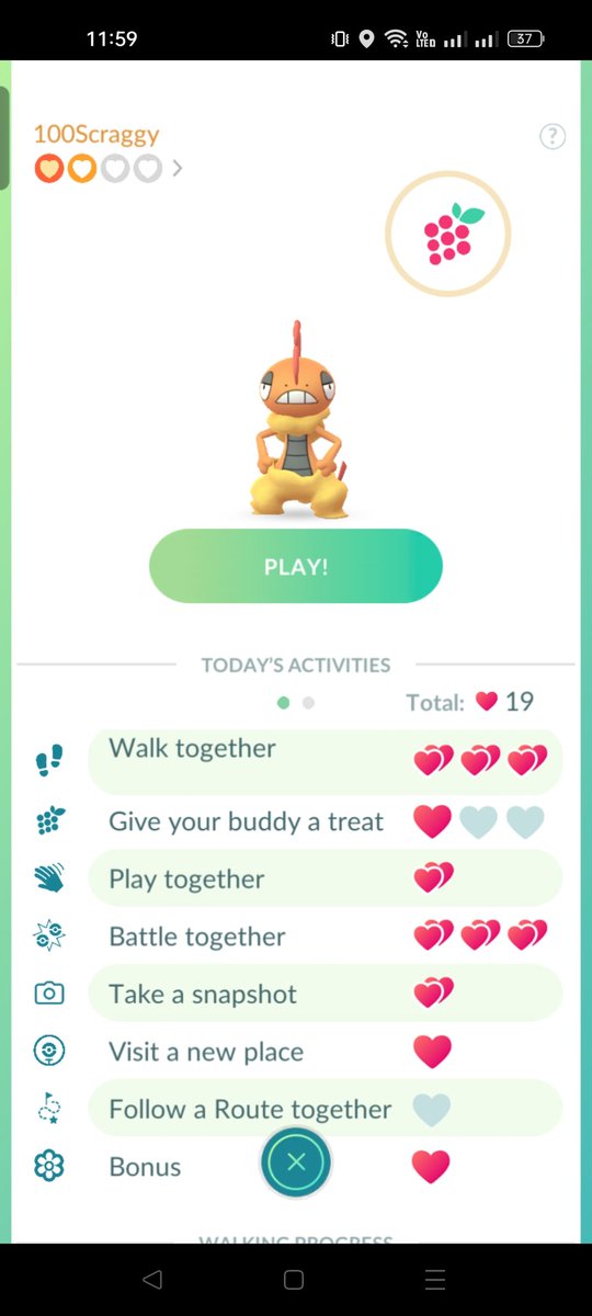 TheOtherSatoshi's tweet photo. Scraggy is my best friend. I give Scraggy a hug. Who else love Scraggy?
#PokemonGO #Pokemon https://t.co/Aiemy6s1bd