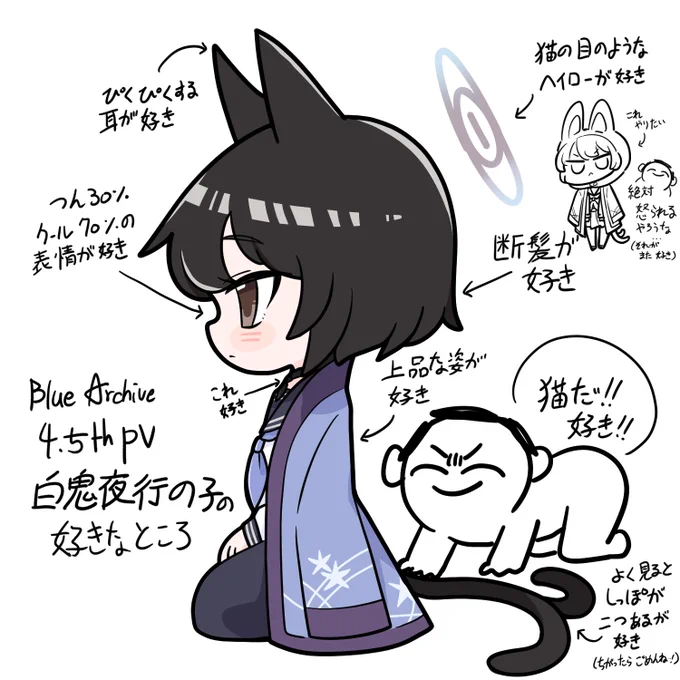 4.5thPV百鬼夜行の子の好きなところ
#ブルアカ
#블루아카 #BlueArchive 