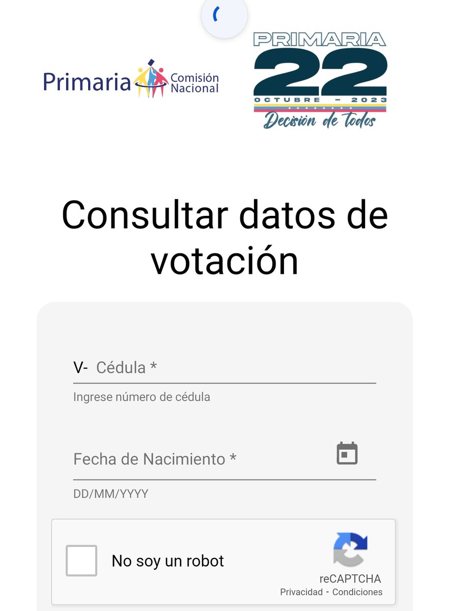 Comisión Nacional de Primaria VE tweet media