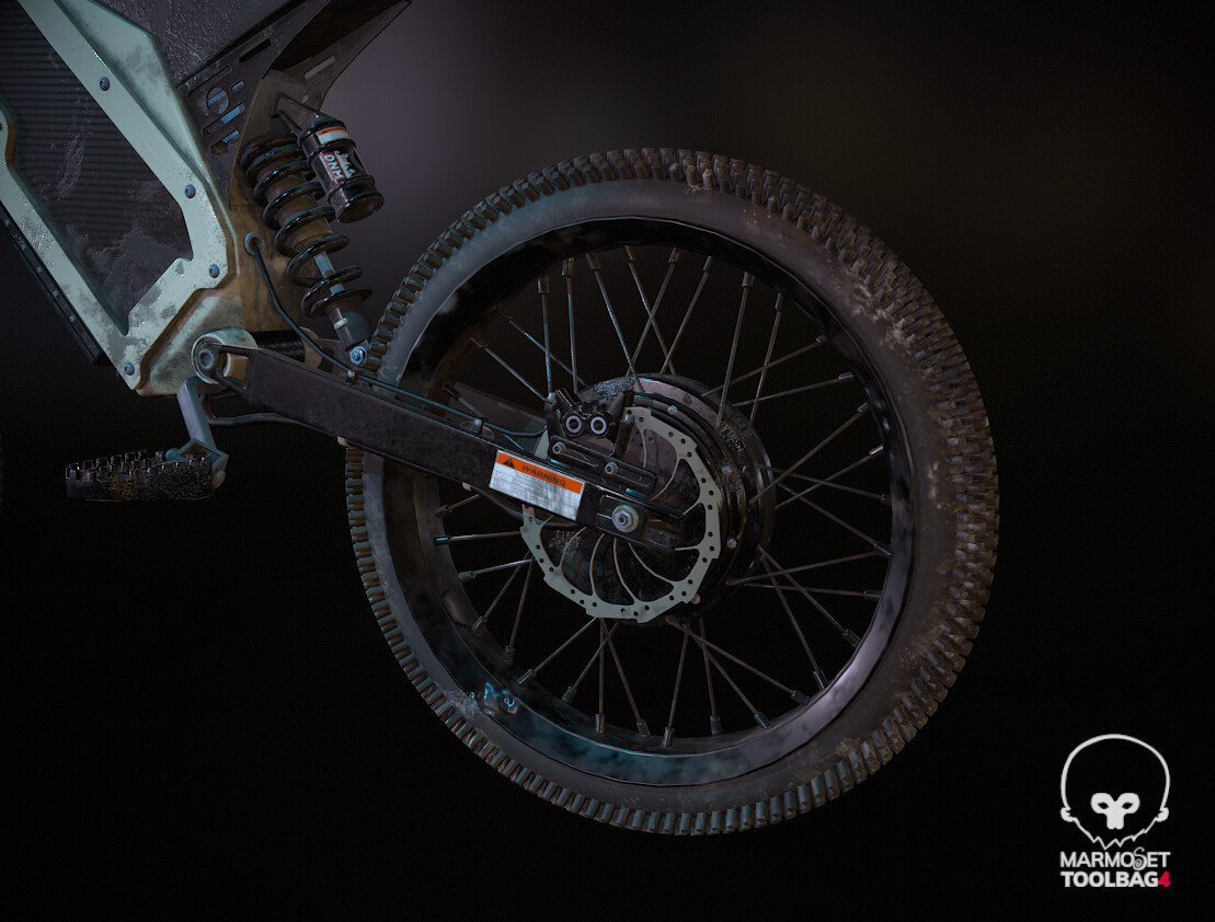 sashgameart's tweet photo. Second year 3 project of an Australian electric bicycle 'Stealth-H52'. I enjoyed the modelling and texturing process. #art #3dart #3dmodeling #bicycle #games #gameart https://t.co/8T6RHtFtVQ