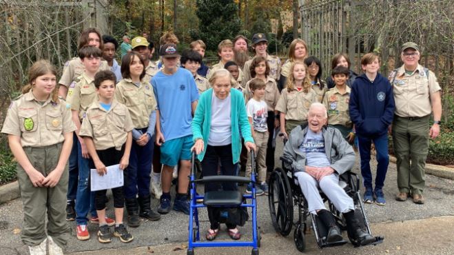 dbcbsa's tweet photo. Before entering hospice, Jimmy Carter joined his grandson’s Scout troop on a walk

https://t.co/7brms0dJAh https://t.co/U7b4K1ojHZ
