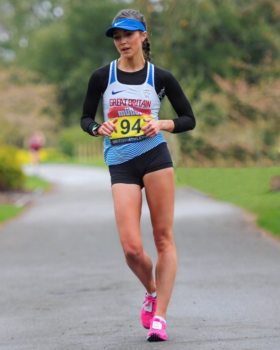 Feeling ALLLLLL sorts of happy to have walked an almost 3-minute UK-leading time over 10km this weekend (and my fastest time since 2019!)