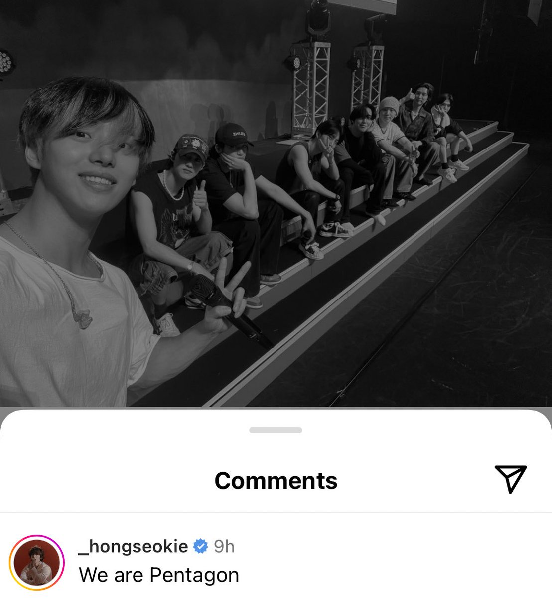 adoringyeo's tweet photo. “i really like these people”
“me too” “let’s go together forever”
“we are pentagon”
this group is here to stay together FOREVER 😁💙 for UNIVERSE 😁💙 https://t.co/eKscNhaTf0