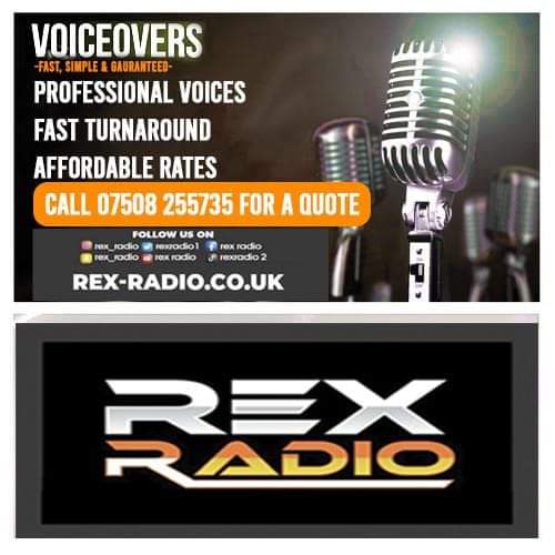 Rex-radio.co.uk 

Voiceovers

Contact 07508 255735 for a quote

#voiceovers #rexradio #professional #fast #turnaround