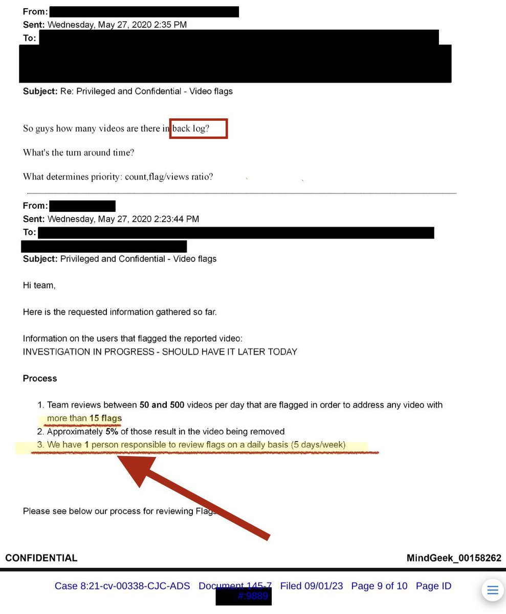 LailaMickelwait's tweet image. P*rnhub, the world’s most popular p*rn site with 130 million daily users, 47 billion annual visits, 6.8 million videos uploaded per year and 40 million images on the site, making hundreds of millions per year in profit, had ONE PERSON reviewing flagged videos.

ONE.

Shut it down