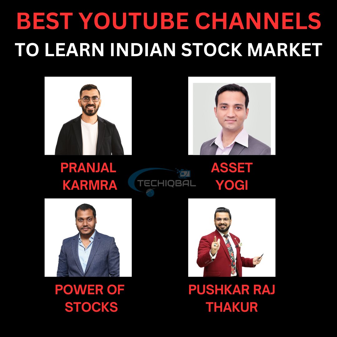 Techiqball's tweet photo. Looking to dive into the world of stocks? 📈 Here are the top 4 YouTube channels you can't miss for mastering the stock market game!
#StockMarketEducation #YouTubeFinance #InvestmentTips #TradingStrategies #StockMarketInsights #FinancialEducation #LearnStocks #InvestmentJourney https://t.co/k3Sx8mTjSr