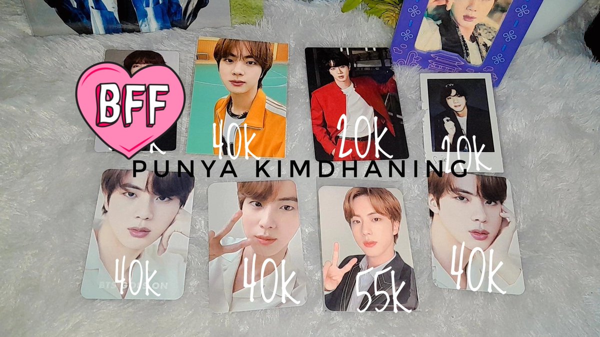 help rt&like
wts || want to sell INA🇮🇩
stop collect
🏕 tangerang
❌ adm Shopee 4% dan pack
DM for details condi, bisa nego
wts wtb wto pc bts taehyung seokjin tae jin dilan pob butter proof festa astronaut pc album #bangtanboys #photocardbts
#pasarbts #zonauang #pasarbighit