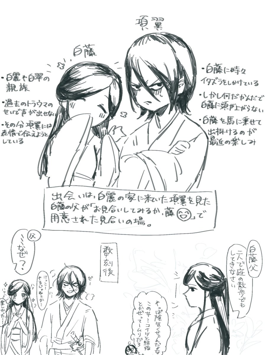 Benri_Daro's tweet photo. というわけですみません、白藤髪型変わります前髪だけですががが🫨🫨🫨
あと簡単な馴れ初め話 https://t.co/Esu8PBau9D