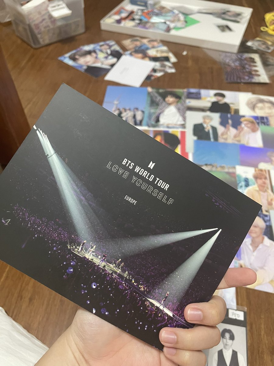 wts bts ph lfb kpop
BTS EUROPE BLURAY POSTCARD 
 - Php 250 

comment to mine