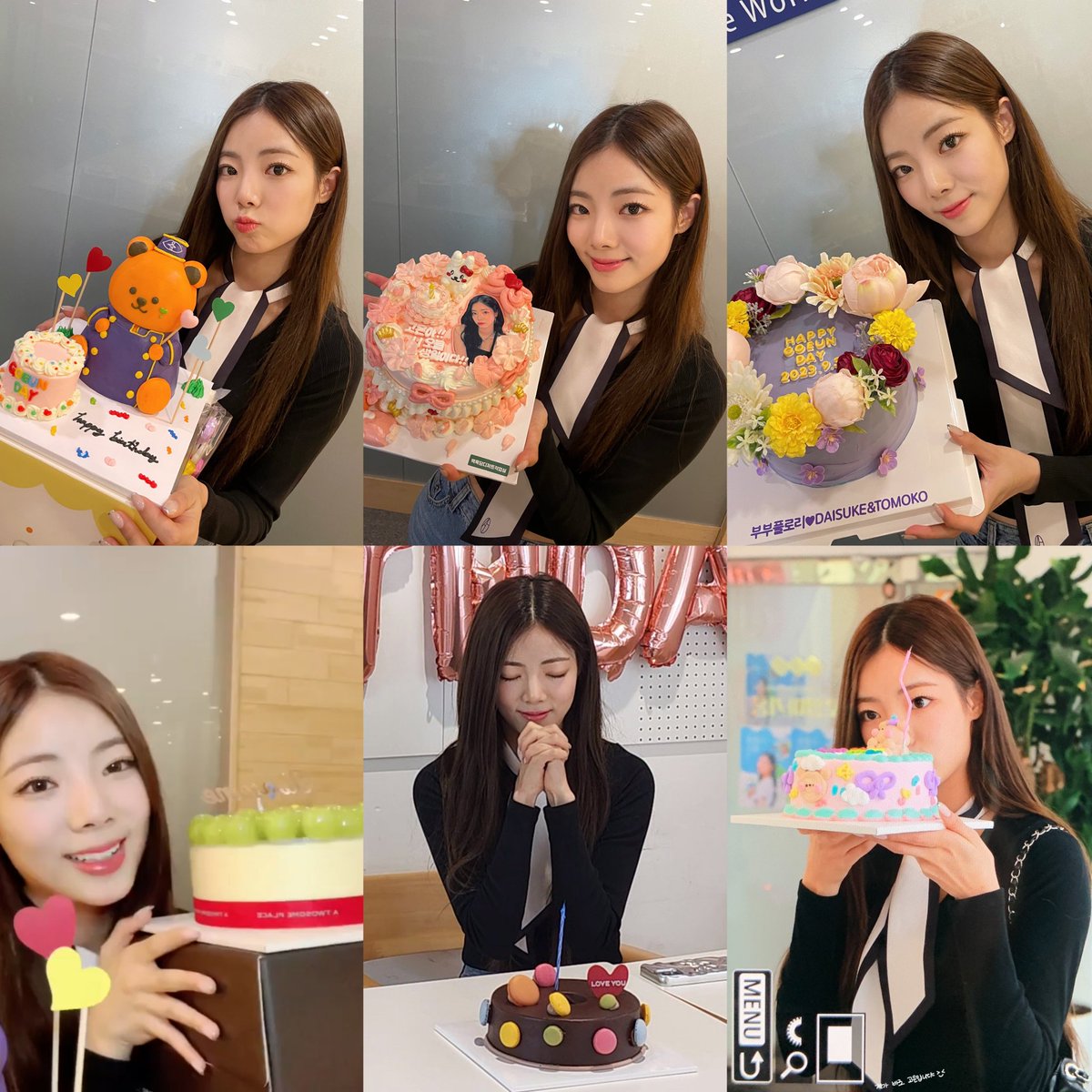 goeun received so many cakes today so thank you to all the plorys who went out of their way to make sure she had a good day 🤍

LUCKY CLOVER GOEUN DAY 
#OurGoldenSingerGoeun 
#우리_사랑하는_고으니_생축