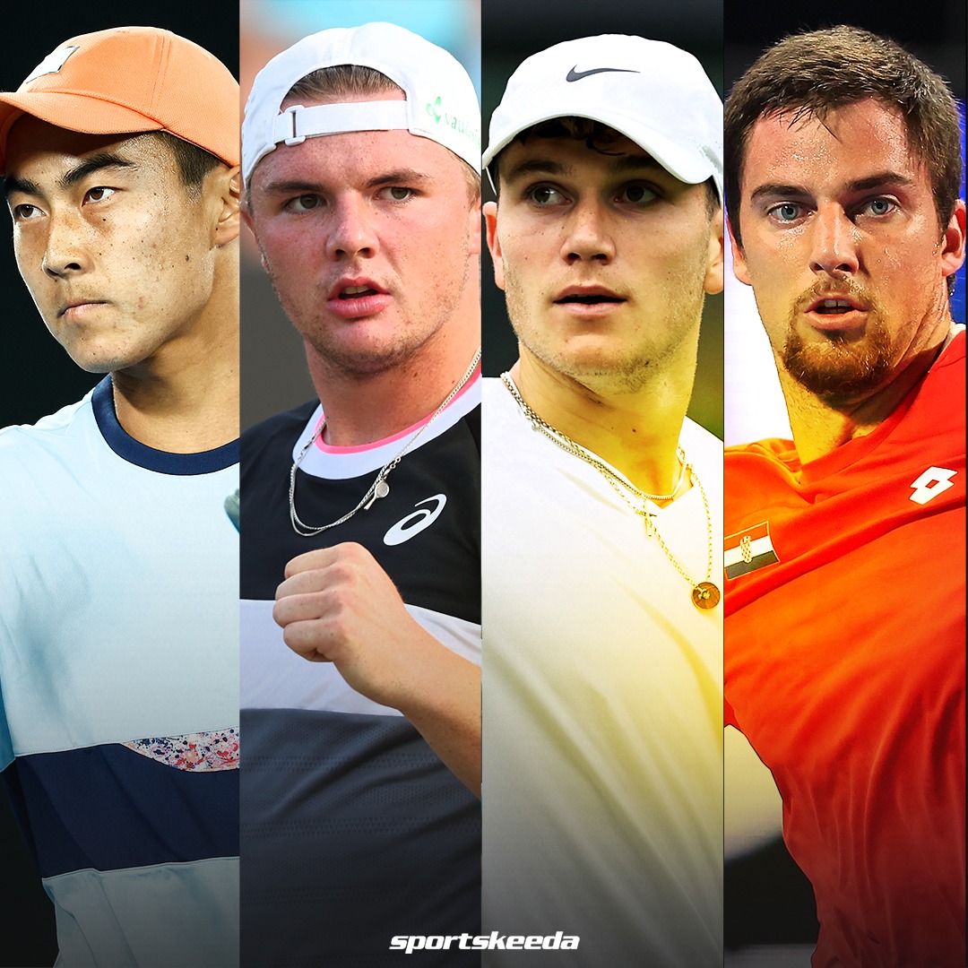 SK__Tennis's tweet photo. For the first time in US Open history, four players ranked outside Top 100 have reached the last 16 in Men's Singles 👏
Via Opta Ace
#BornaGojo #JackDraper #RinkyHijikata #DominicStricker #USOpen #Tennis https://t.co/veQSrkjQya