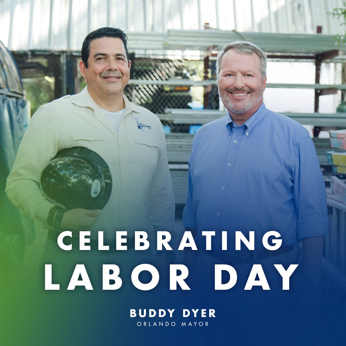 buddyfororlando's tweet photo. Today, we celebrate all the hardworking individuals who make Orlando special. Thank you to our City staff and to everyone who contributes tirelessly to the community we all love. Wishing you all a safe and restful Labor Day! https://t.co/GedqRFAZEG