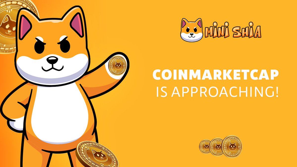😎🔥🚨 Big News Mini Shia! CMC &amp; CG can come and go at any time, be prepared for the big boom at any time. 🚀🔥🤩 #Bitcoin #Ethereum 

🐶 CLAIM: pinksale.finance/launchpad/0x88…

🐶 SWAP/BUY: app.uniswap.org/#/swap

🐶 CHART: dexview.com/eth/0x56163Bf5…