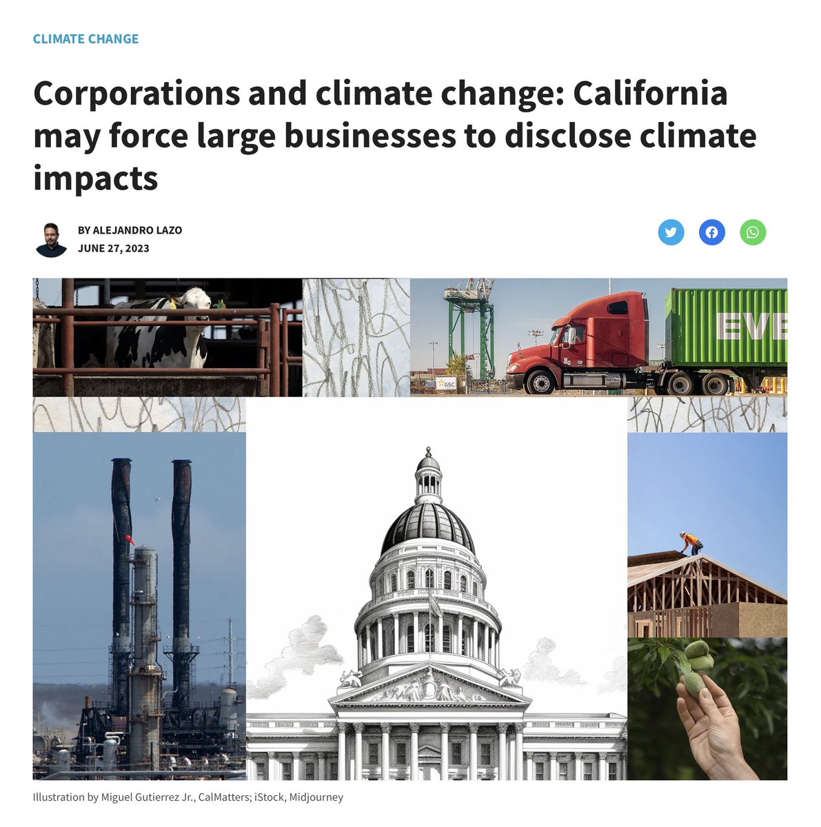 Scott_Wiener's tweet photo. To fight climate change, data is essential.

Big corporations emit huge amounts of carbon, yet we don’t track it.

That’s why I’m authoring groundbreaking legislation (SB 253) to require $1B+ corporations doing business in California to disclose their entire carbon footprint.🧵 https://t.co/nWYQFhTmKT
