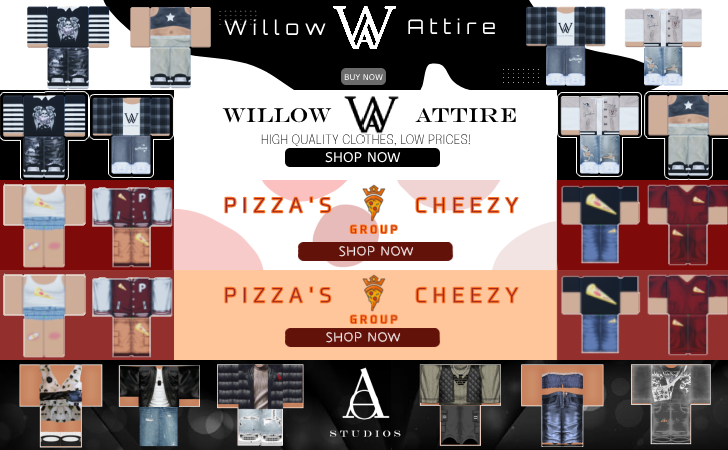 WillowAttire's tweet photo. Designing roblox ads for 300R$ each!
DM to order!
#RobloxDev #Roblox #RobloxArt #robux #RobloxDesigner #WillowAttire #AnotherOneRBX https://t.co/vRJt0gk8L7