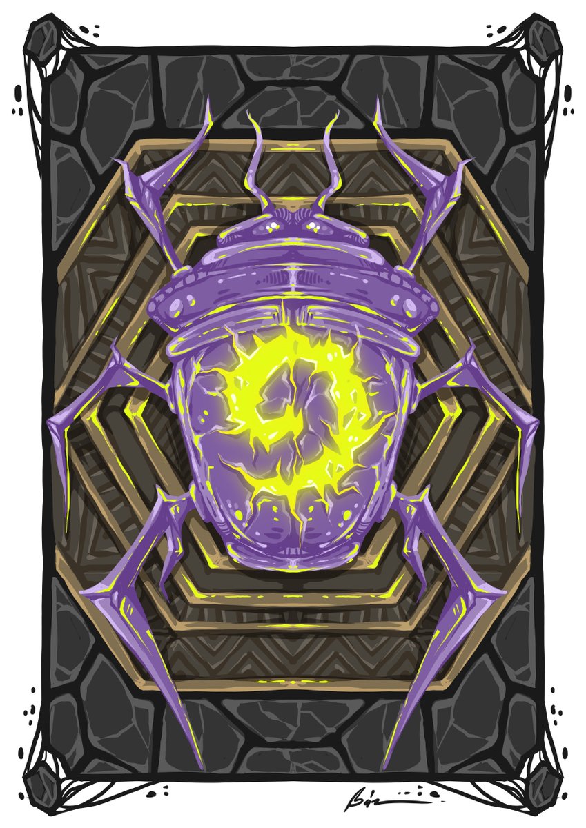 MoondustOwl's tweet photo. #FanArt made for the upcomming @PlayHearthstone event: Battle for Ahn'qiraj. Hope you like it! :)
#hearthstone #kritaart #madewithwacom https://t.co/h2PhIHdAI0