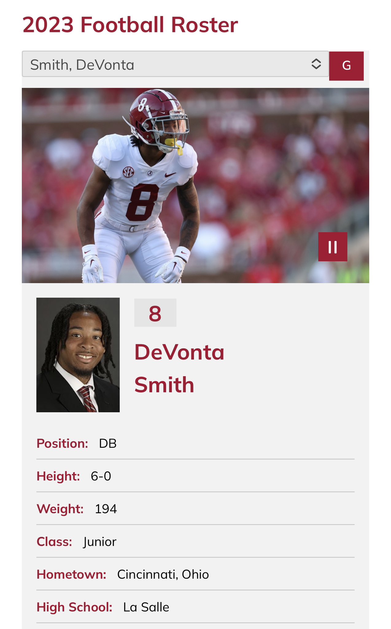 MLFootball on X: DeVonta Smith is back in Bama' 🤯 What are the odds?   / X