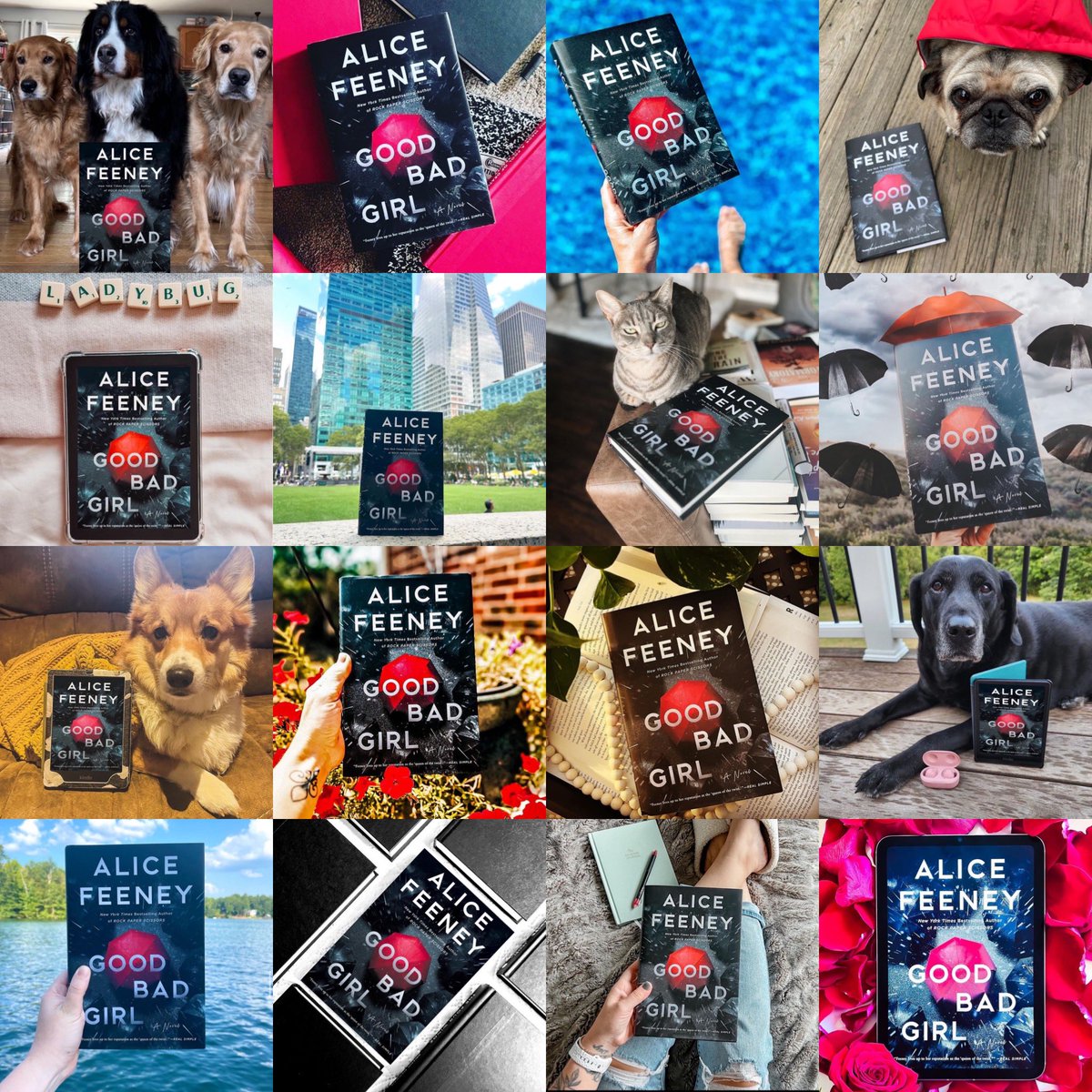 GOOD BAD GIRL has been out in America for five days and I’m so grateful for all your support. Thank you to everyone who has bought the book, written a kind review, or shared a lovely picture. Here are just some of my favourites!