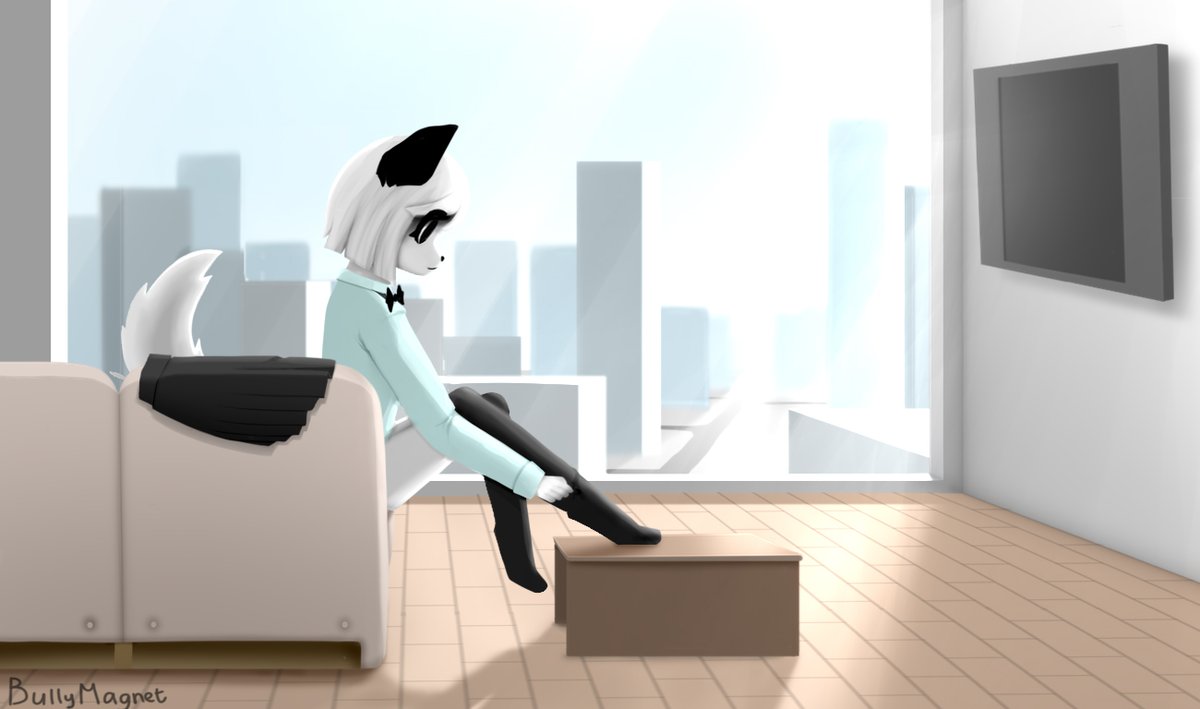 BullyMagnett's tweet photo. Just a morning! #furry #furryart Part 2 maybe soon? https://t.co/5cTUtgyqoh