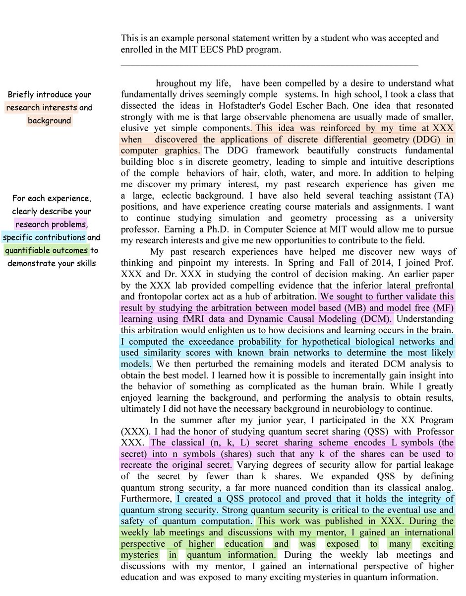 awesome_ama's tweet image. Here&apos;s another SOP example from MIT with annotations.

LEARN from this wisely.
📍Look at the comments made.
📍Look at how the sentences are structured.
📍Look at the flow of information.
📍 Look at the paragraphing

What did you learn?