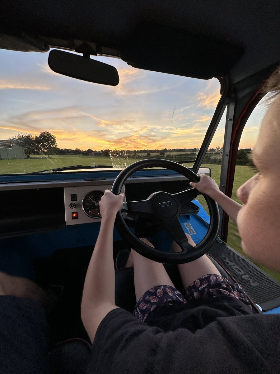 I’m already surplus to requirements on the driving lessons! 🤣🤷🏻‍♂️🥲👍🏼❤️