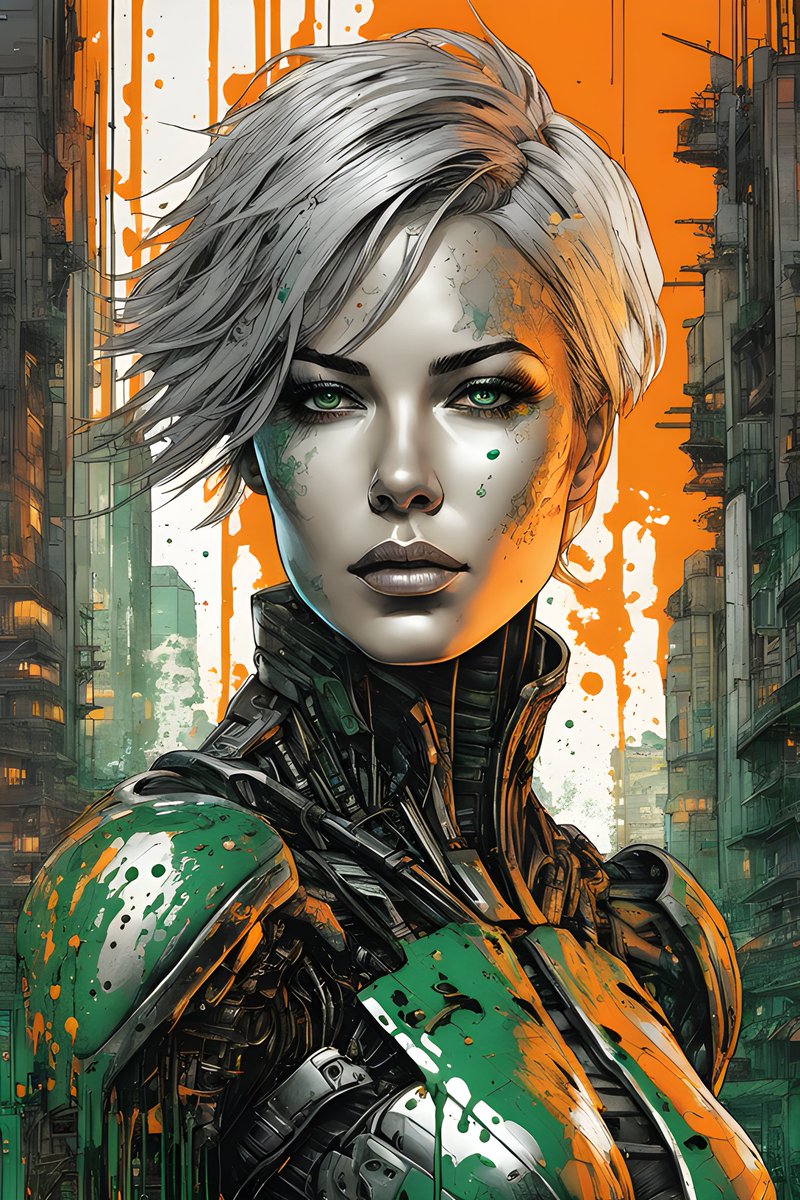 waiwy's tweet photo. Tina 2.0 -2
#playgroundai #digitalpainting #digitalartist #digitalillustration #digitalart #aiart #generativeart #aiartcommunity #aiartis #Illustrious_aiart #Illustrious_art #BallpointPen #Cyberpunk #scifi #DrippingPaint #SplatterPaint https://t.co/tA14qwijxM