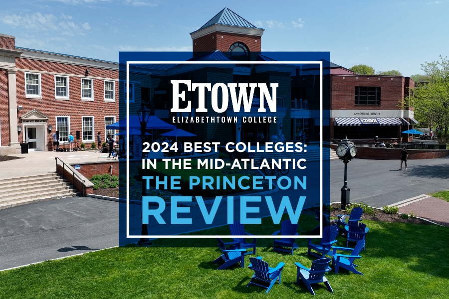 EtownCollege's tweet photo. Etown has earned recognition from @ThePrincetonRev for the third consecutive year by recently being named in the Best in the Mid-Atlantic section of its “2024 Best Colleges: Region by Region” listing!

Read more: https://t.co/bJqqFFfNzB. https://t.co/OXFTHHBEOj