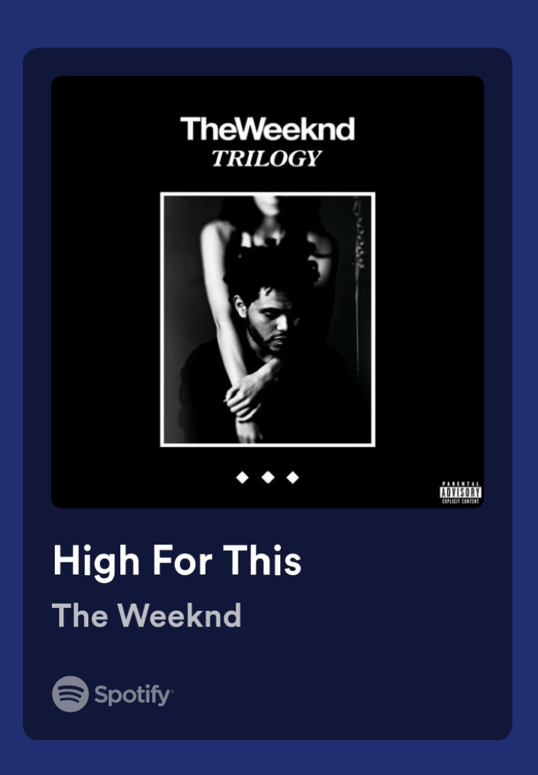 OrtaKev's tweet photo. Con ésta canción acabas rico 🤤🤤🤤
@theweeknd #highforthis https://t.co/KUZBNwSCMP