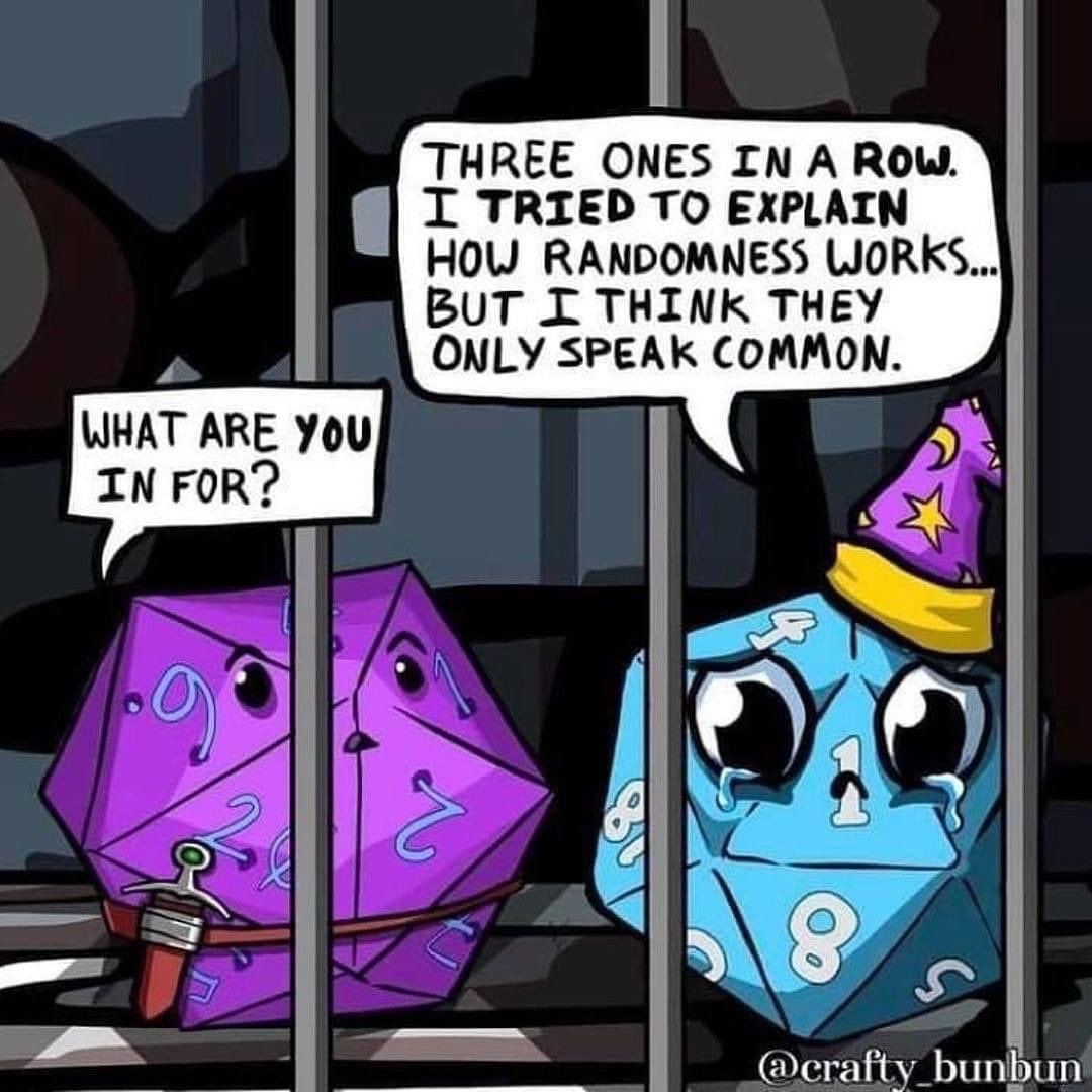Grogbok's tweet photo. Anyone else use dice jail when this happens? 😂 https://t.co/bchya4LKEl