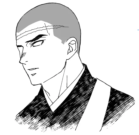 坊主頭を描いてはじめて、あの額の傷の端っこはどないなってるんやと思うなどした
もしかしてあの傷のとこがハゲちゃって、結果的にツーブロになってるのか……?(;'∀`) 