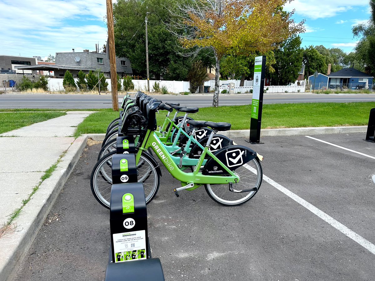 Two hills I was willing to die on - reflective paint on our roads (thanks <a href="/GovCox/">Governor Cox</a>) AND @greenbikeutah ON THE WEST SIDE!! #slc #safe #rideutah #westsidebestside #utah