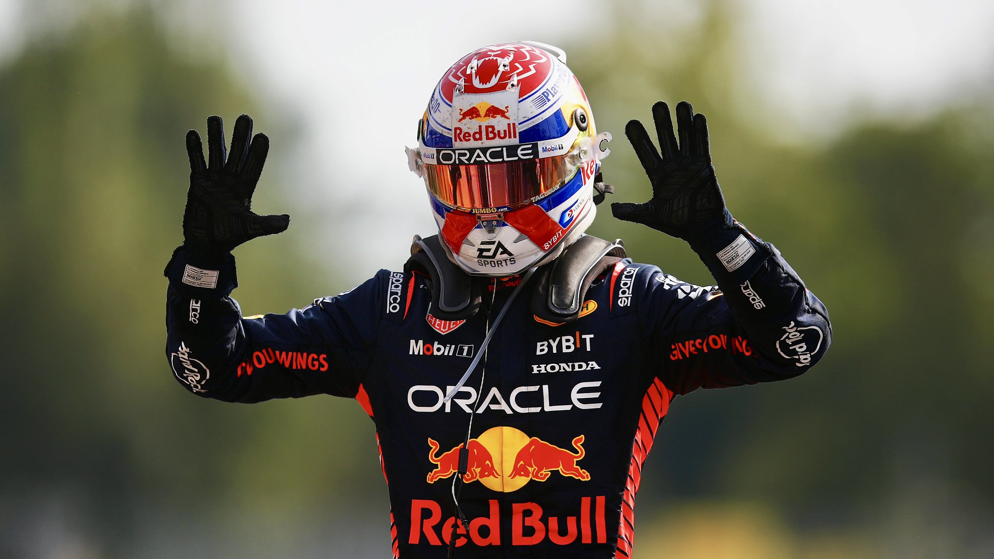 Max Verstappen con 10 victorias consecutivas en el Gran Premio de Italia 2023