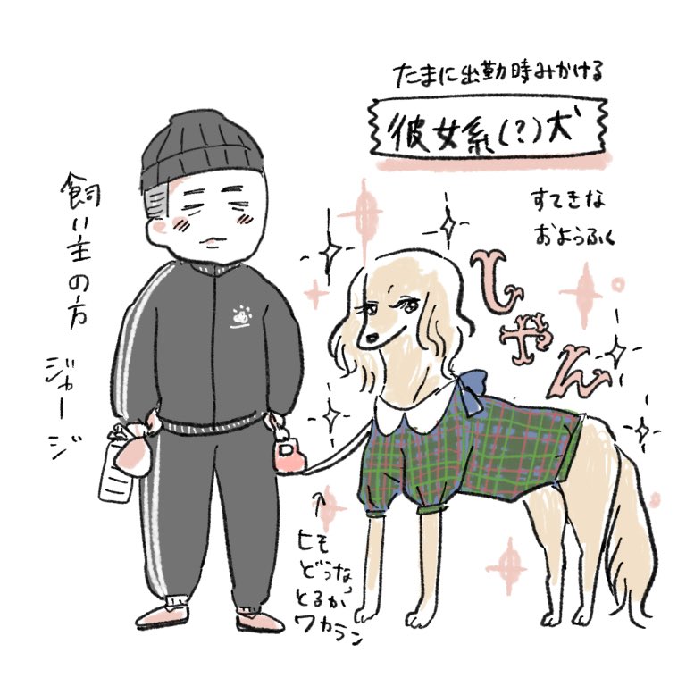 犬系彼女はよくわからんけどたまに出勤時に吉田羊みたいなめちゃくちゃ美人な犬さま連れた方見る あの彼女系犬(?)見かけたら本当にウワァーーー✨✨ってなる 暑くて散歩時間ズレてるのか最近お見かけできず寂しい