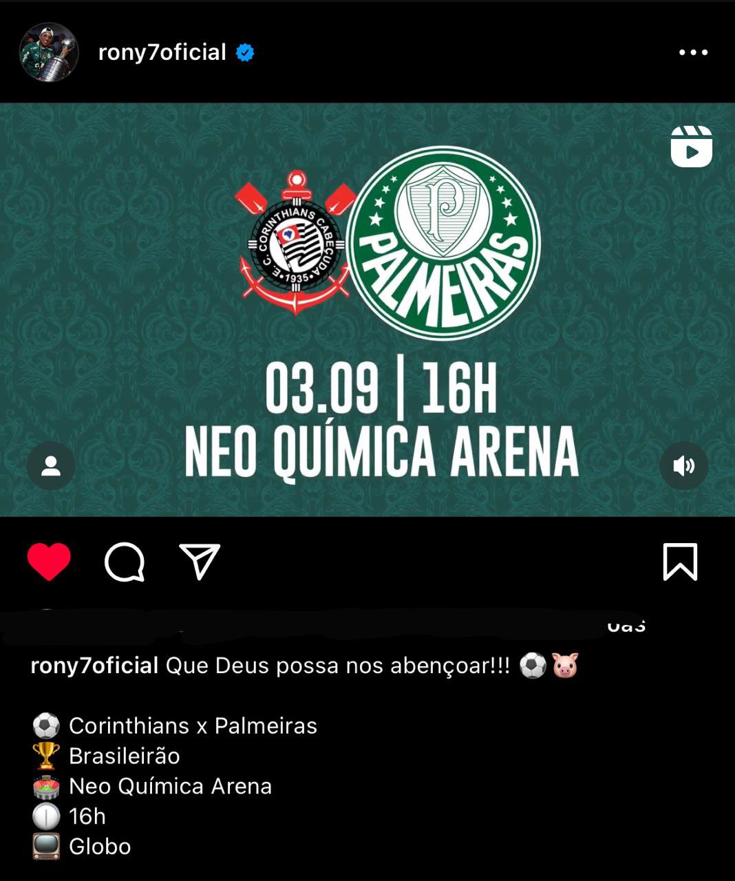 Tá eu menti, não tenho Netflix hoje vamos assistir o jogo do Palmeiras -  Thread from Central Rony Rústico @ronyrustico2m - Rattibha