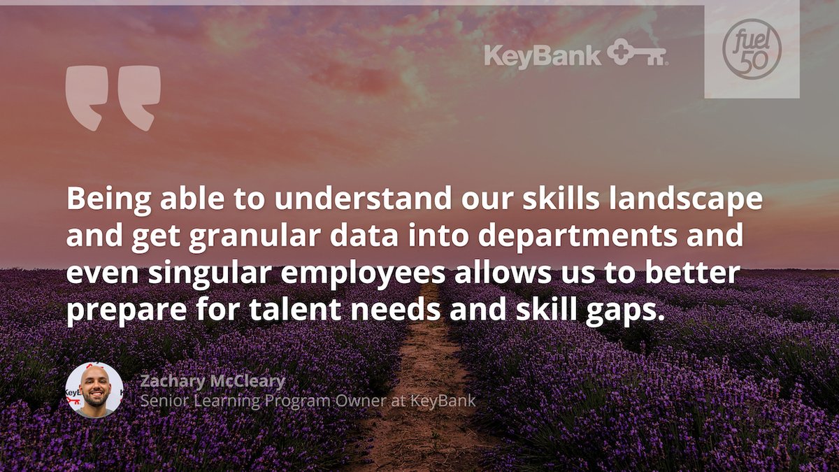 fuel50's tweet photo. Armed with deep #SkillsData @Keybank can pinpoint future gap areas by identifying what skills they have now & what needs to be developed for the future.
Make the right decisions with a clear lens into your talent demographics with #WorkforceInsights: https://t.co/RHqiqKmLEP https://t.co/CJuln95wm0