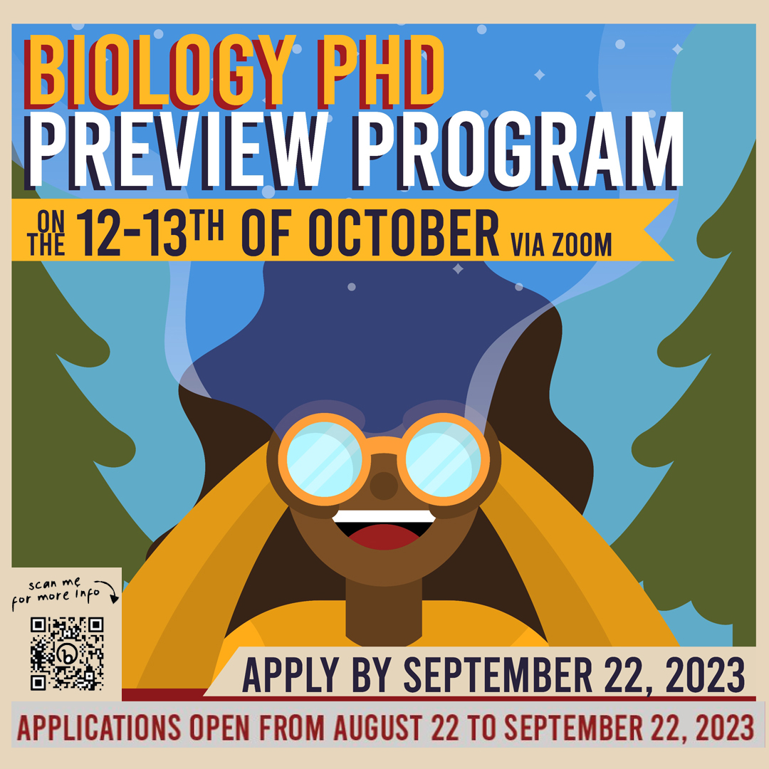 Stanford Biosciences (@stanfordbiosci) on Twitter photo Thinking about applying to #gradschool this year? Join us for the Biology PhD Preview Program to learn more about what it's like to be a grad student <a href="/Stanford/">Stanford University</a> and receive 1-on-1 feedback on your application materials. We encourage all students from all backgrounds to apply! Thinking about applying to #gradschool this year? Join us for the Biology PhD Preview Program to learn more about what it's like to be a grad student <a href="/Stanford/">Stanford University</a> and receive 1-on-1 feedback on your application materials. We encourage all students from all backgrounds to apply!