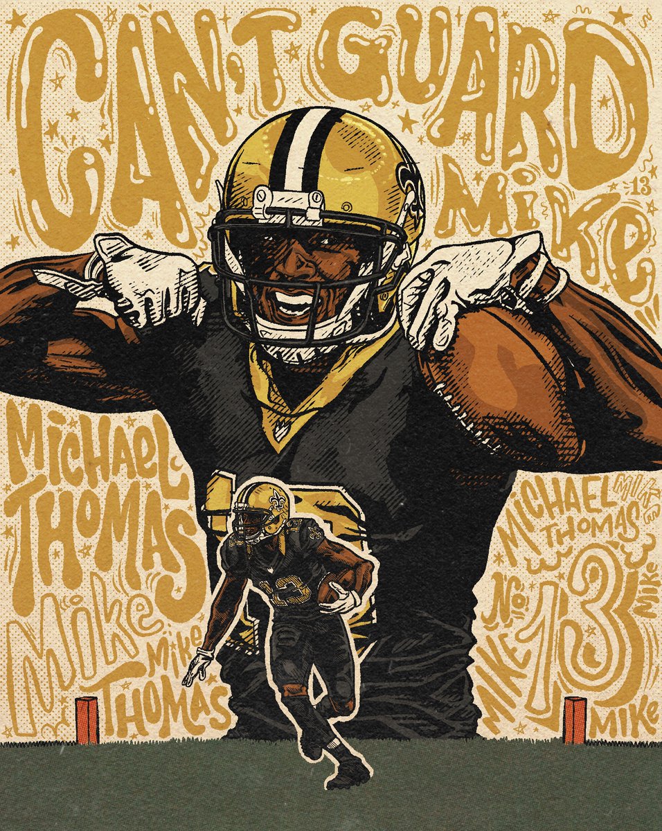 Saints's tweet photo. Michael Thomas art 🎨

@CantGuardMike | #Saints https://t.co/ce3KY5tNMn