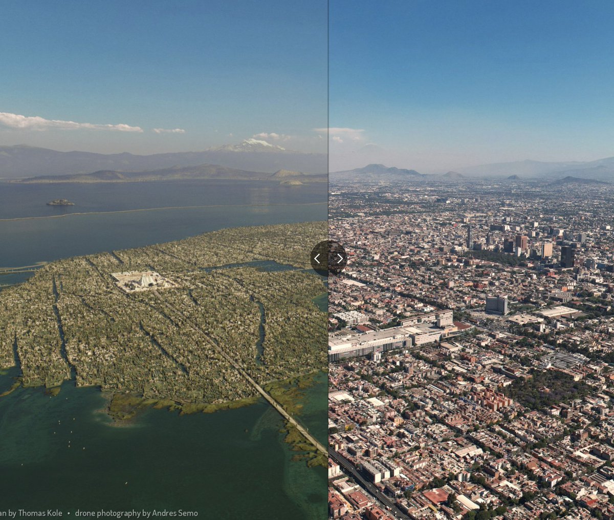 mapoteca_mx's tweet photo. Espectacular la recreación de #Tenochtitlan #Tlatelolco y todo el Valle de México que hizo @ThomasKoleTA 

Enlace a su versión nahuatlatolli
https://t.co/mWzdpoRDOJ https://t.co/3lja5QYAB7
