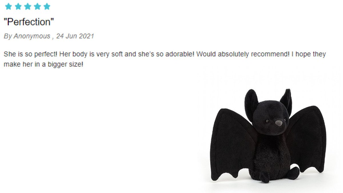 ReviewsJellycat's tweet photo. "Perfection" https://t.co/Uu1es5Uw66