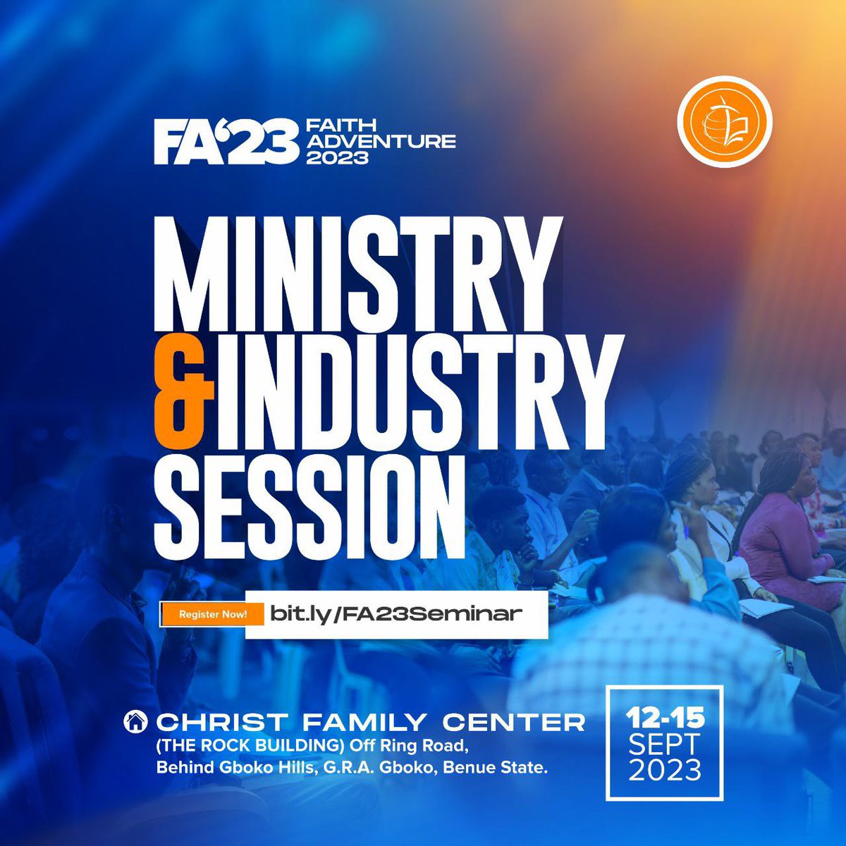 arometokula's tweet photo. Position yourself as a thought leader and influencer in your field using Biblical business and ministry principles you'll learn at the Ministry &amp; Industry Sessions at Faith Adventure 2023.

Register to attend at https://t.co/v5lW3JoNRv https://t.co/hI9jczcJfb