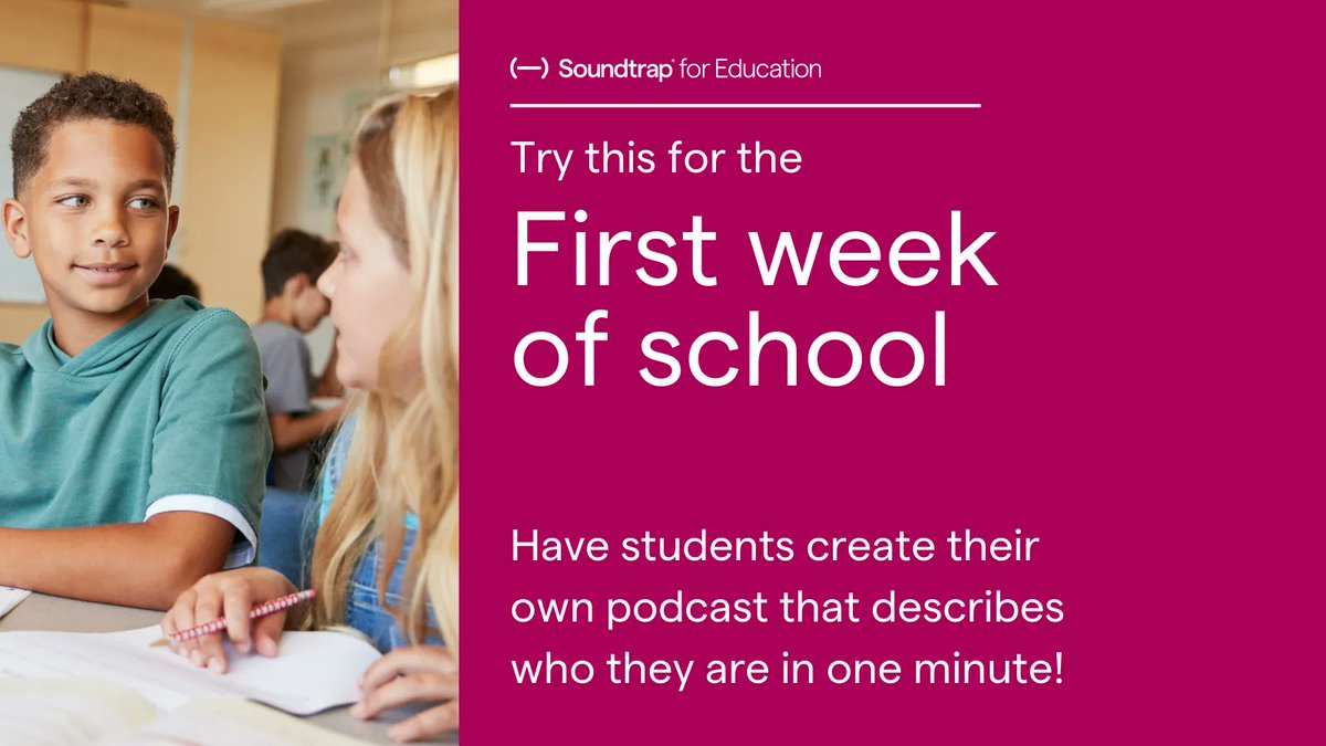 New school year, new connections! 🎙️ Swap the 'What I Did This Summer' essay for this fun podcast twist…

View the full lesson here: buff.ly/3QTRXpF