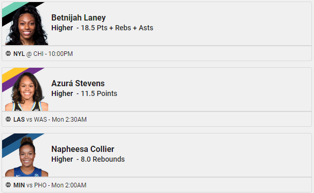 DFSCashline21's tweet photo. A handful of Underdog plays the model likes today

#WNBA #GamblingTwitter #NBA #Underdog #PrizePicks #PrizePicksWNBA https://t.co/wlAJa8EnTQ