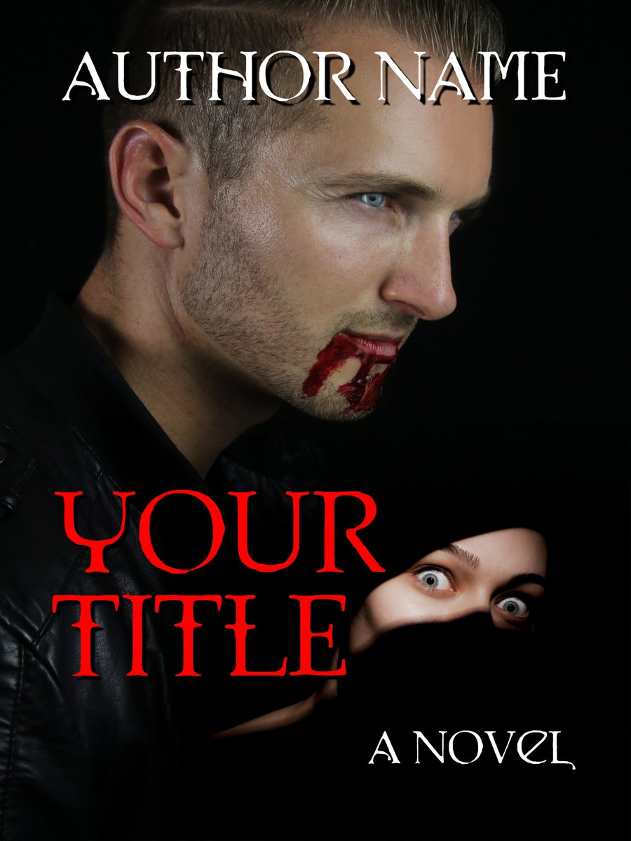 #Authors #Publishers: NEW - This vampire cover is now available in my Gallery of Art. SelfPubBookCovers.com/VonnaArt, #WritingCommunity, #writers, #amwriting, #selfpublishing, #bookcovers, #covers, #coverart, #indie, #indieauthors, #bookcoverdesign, @SelfPubBkCovers, @Lino_Matteo_BE