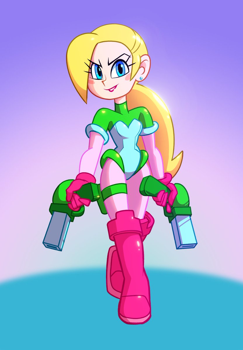 Layla with twin guns