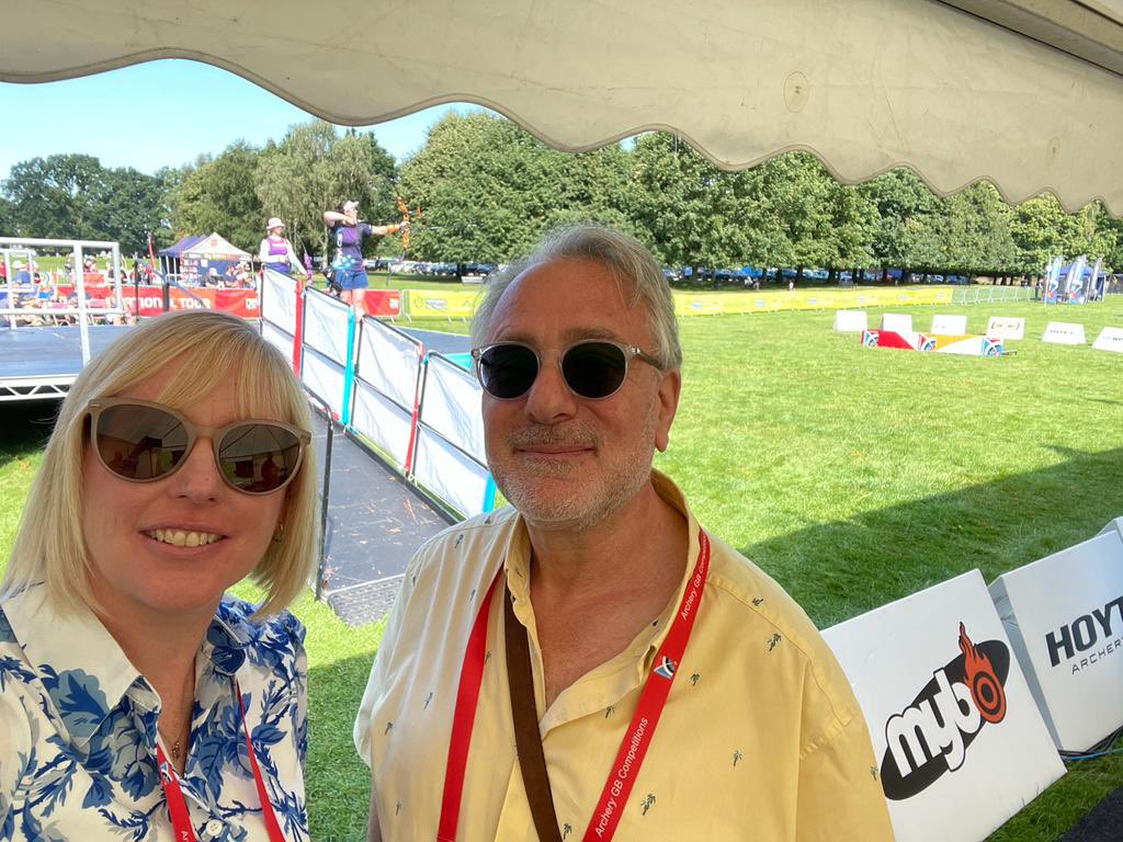 law4partners's tweet photo. Honoured to have presented the medals at today’s @archerygb @AGBNatTour finals with @HelenBierton. https://t.co/nsGWv7IoJi