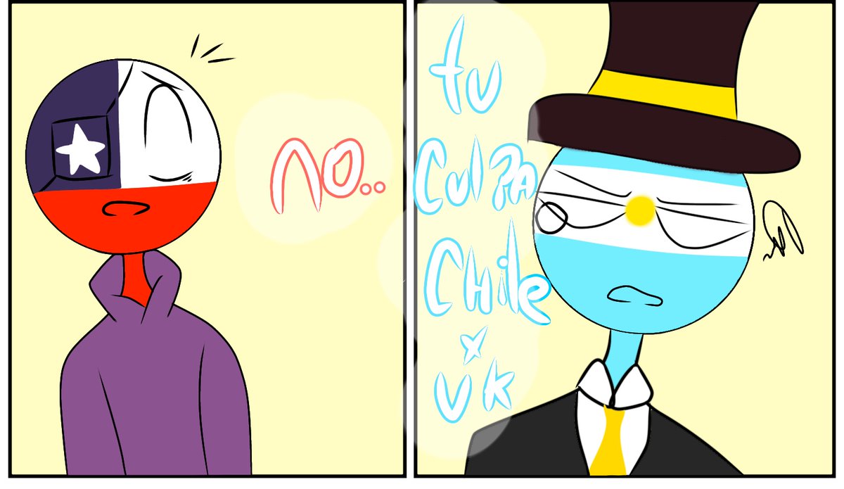 Luna_romero145's tweet photo. SOY MI DIBUJO NUEVO 1 part
🇦🇷X🇨🇱
.
#CountryHumans
#countryhumansargentina
#countryhumanschile #1part https://t.co/3bh7wJ8BSH