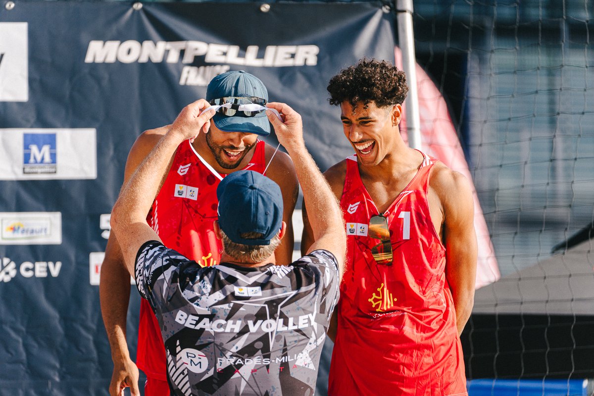 🇫🇷 Podium du Beach Pro Tour 2023 : 
🥇Canet / Rotar
🥈Bassereau / Gauthier Rat
🥉Aye / Aye

#beachprotour #montpellier #beachvolley #beachprotourmontpellier