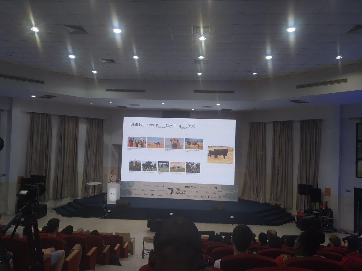 DeepIndaba's tweet photo. The #Indaba2023 kicks-off with a keynote from @sirbayes 🤩

4 pillars:
- Predictions 📈
- Decisions 🤔
- Analysis 🌟
- Synthesis 🌈

#Yɛbɛtumi
/ @alienelf https://t.co/7lmIa7vPOy
